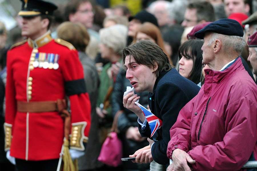 Britain-Thatcher-Funeral-crowd-reax