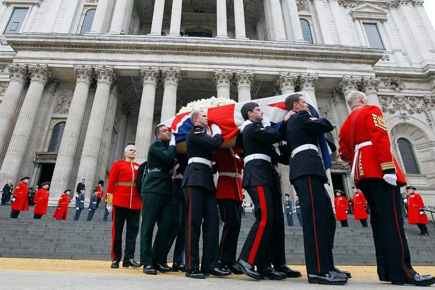 Britain-Thatcher-Funeral-pall-bearers-out
