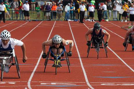 Liberty-Center-s-Robert-Burns-2nd-from-left-takes-3rd-in-the-historic-100-meter-dash-wheelchair-race