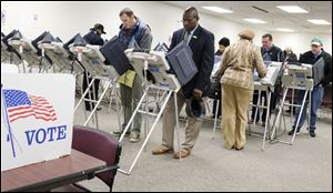 Voters cast ballots on March 11, two days before the primary.