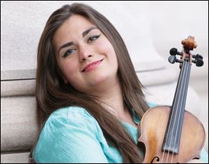 Syrian violinist Mariela Shaker presents Alive from ‘Aleppo: A Night of Hope’ at 6 p.m. Sept. 17 at the Franciscan Life Center on the campus of Lourdes University.