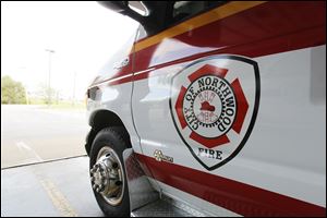 A Northwood man died Sunday at an area hospital after an apparent cooking fire.