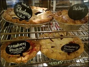 Fruit pies at the Cinnamon Stick.