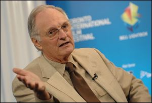 Actor Alan Alda participates in a news conference for the film 