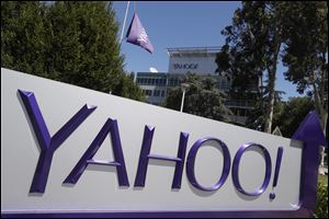 A Yahoo sign at the company's headquarters in Sunnyvale, Calif. On Tuesday, Yahoo tripled down on what was already the largest data breach in history, saying it affected all 3 billion of its users, not the 1 billion it revealed in late 2016. 