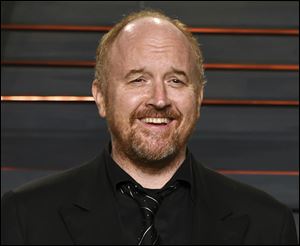 In this Feb. 28, 2016 file photo, Louis C.K. arrives at the Vanity Fair Oscar Party in Beverly Hills, Calif. 