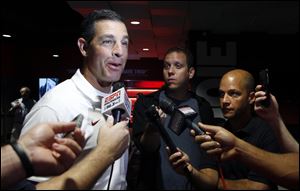 Dan Enos was the receivers coach at Michigan less than a month before taking a spot on Nick Saban's coaching staff at Alabama.