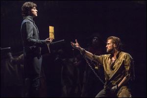 Josh Davis and Nick Cartell in 'Les Miserables.'