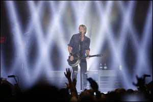 Keith Urban performs at the Huntington Center in downtown Toledo in 2016. Urban returns to the venue for an October 18 show this year.