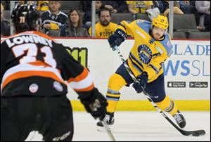 Toledo Walleye forward Kyle Bonis didn't have a point in six games as the team lost its playoff series to Fort Wayne.