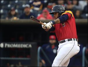 Dawel Lugo's appearance in a May 3 game with Durham marks the only time the Mud Hens have used a pinch-hitter this season.