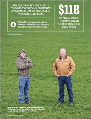 Doug Darling and his son, Dayton Darling, were featured in the 2016 issue of Michigan Agriculture Magazine. The article was called “Farming Responsibly,” and focused on how Darling Farms’ conservation practices protect Michigan’s natural resources. 